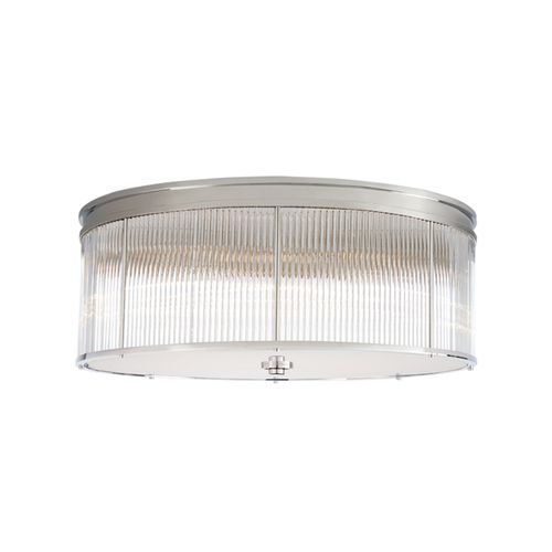 Allen Grande Flush Mount – Polished Nickel