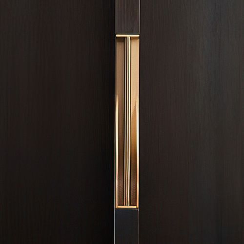 Ballet Sliding Door Recessed Edge Pull
