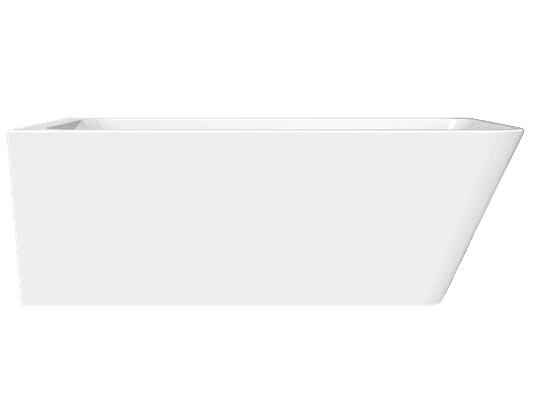 Tilt LH Corner Bath 1700mm Gloss White Acrylic
