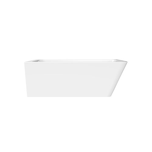 Tilt LH Corner Bath 1700mm Gloss White Acrylic