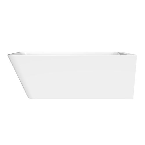 Tilt RH Corner Bath 1700mm Gloss White Acrylic