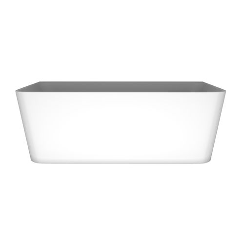'The Smith' Bath 1700mm Back To Wall Gloss White Acrylic