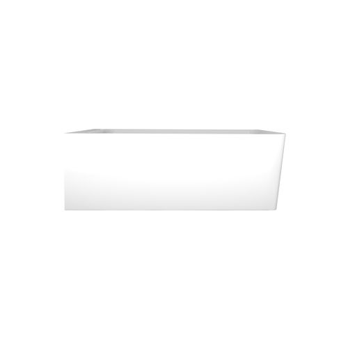 'The Smith' LH Corner Bath 1700mm Gloss White Acrylic