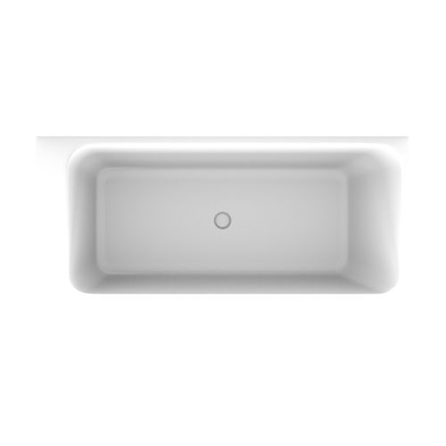 'The Smith' LH Corner Bath 1700mm Gloss White Acrylic