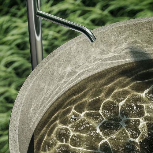 Agape In-Out Cemento Bathtub