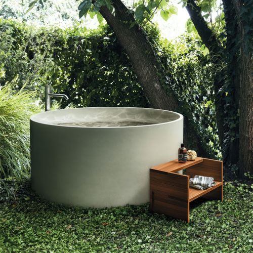 Agape In-Out Cemento Bathtub