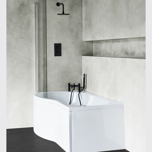B Shower Acrylic Bath (Right or Left)