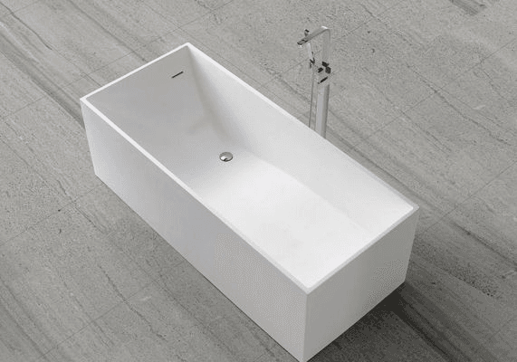 B029 Back-to-wall Freestanding Hugi Bath 1680mm
