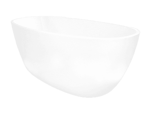 Dublin 1650mm Freestanding Bath Matte White