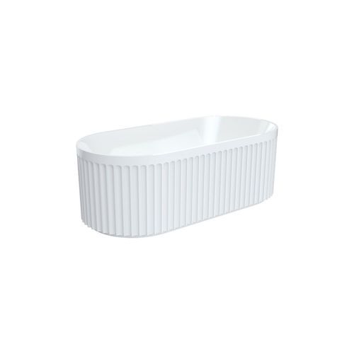 Eleanor Fluted Freestanding Acrylic Bath