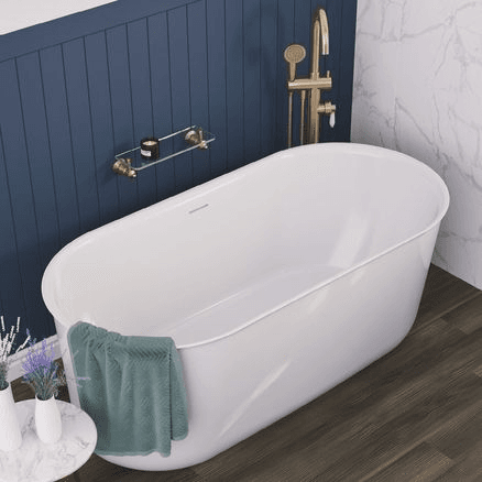 Windsor Freestanding Acrylic Bath with Overflow