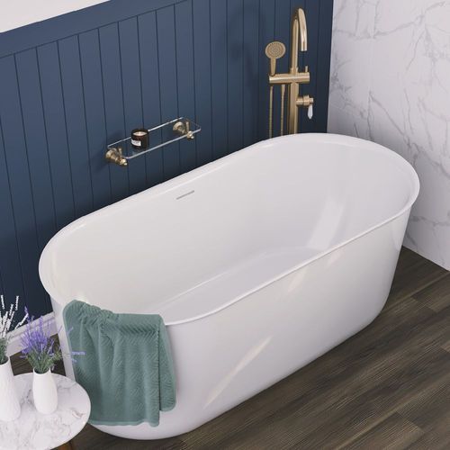 Windsor Freestanding Acrylic Bath with Overflow