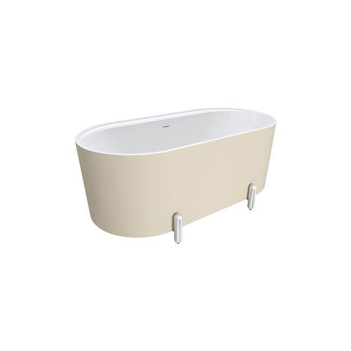 Aluca Freestanding with Legs, 1500mm Matte Khaki