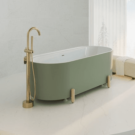 Aluca Freestanding with Legs, 1700mm Olive