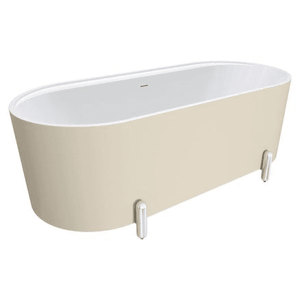 Aluca Freestanding with Legs, 1700mm Matte Khaki