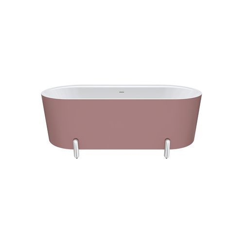 Aluca Freestanding with Legs, 1700mm Matte Rouge
