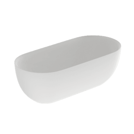 Kurv 1700 Freestanding Bath Matt White