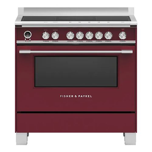 90cm Freestanding Induction Cooker - Red