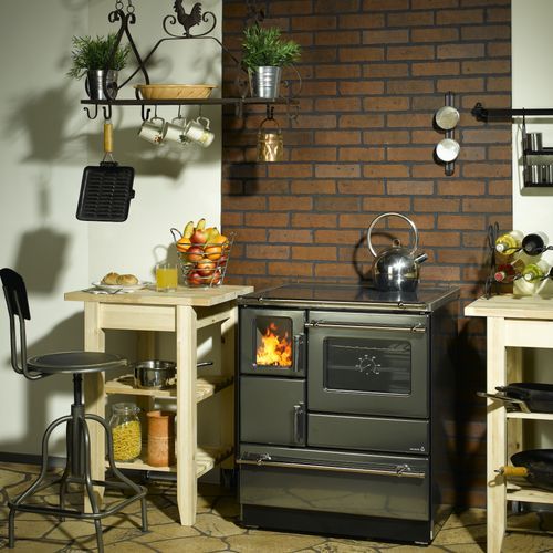 Wood Stove Ambiente Line K 128F Black