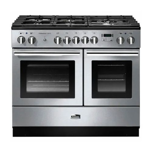 Falcon Professional FX 100cm Dual Fuel Range Cooker - Stainless Steel and Chrome