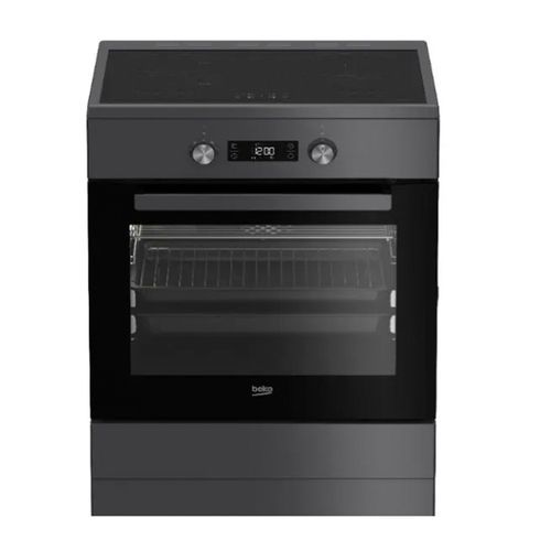 Beko 60cm 4 Zone Freestanding Cooker - Anthracite