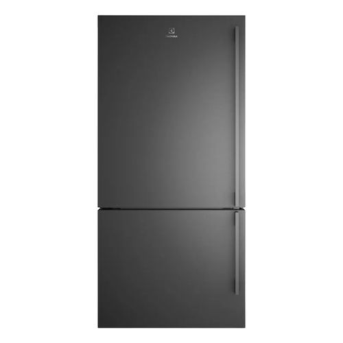 496 Litre Bottom Mount Fridge - Matte Black - Left Hinge