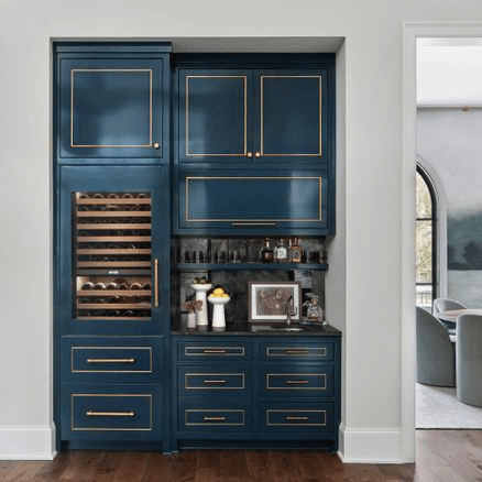 Sub-Zero Wine Storage with Refrigerator Drawers