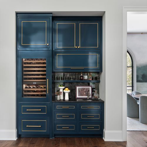 Sub-Zero Wine Storage with Refrigerator Drawers