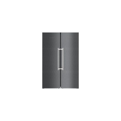 SBSbs 8673 Premium | BioFresh NoFrost | BlackSteel Side-by-Side combination