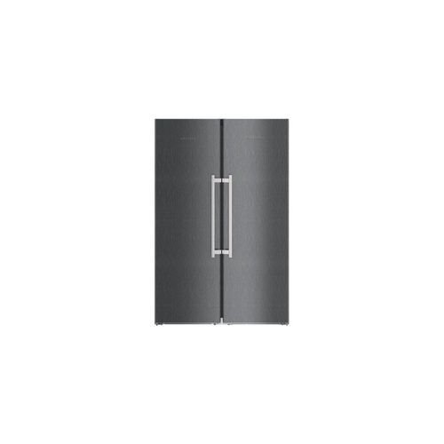 SBSbs 8673 Premium | BioFresh NoFrost | BlackSteel Side-by-Side Combination