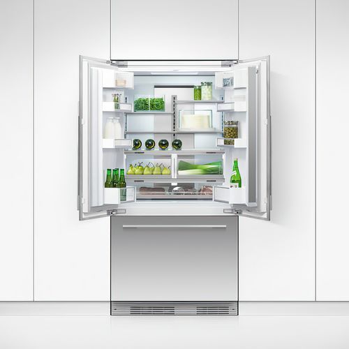 F&P Integrated French Door Refrigerator Freezer Ice & Water