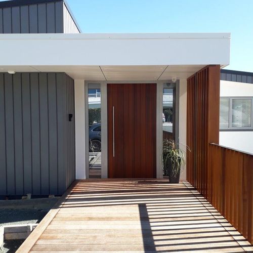 E1 Solid Timber Modern Entrance Doors