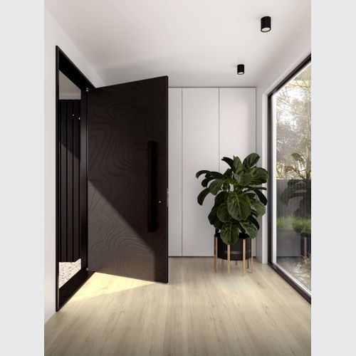 Meta 4 Patterned Aluminium FL Door