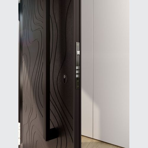 Meta 4 Patterned Aluminium FL Door