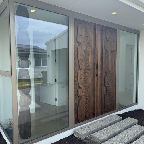 Cedar Doors and Totem Poles