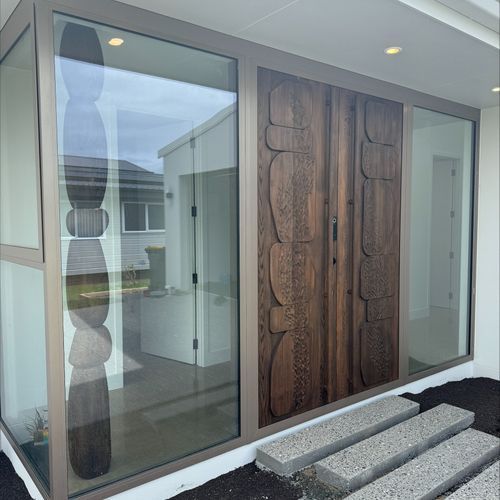 Cedar Doors and Totem Poles