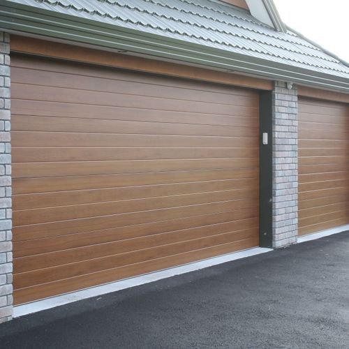 Timber Look Sectional Overhead Doors