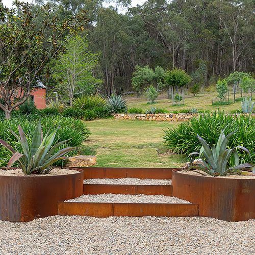Fixed Height Line Garden Edging and Retaining