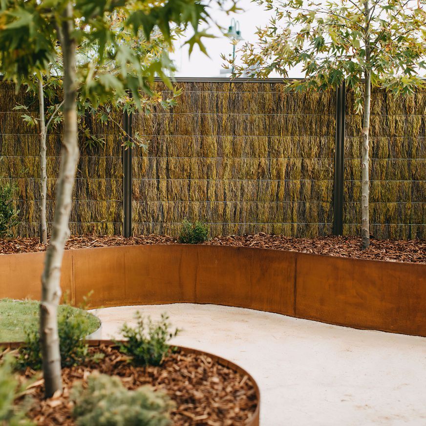 Fixed Height Line Garden Edging and Retaining
