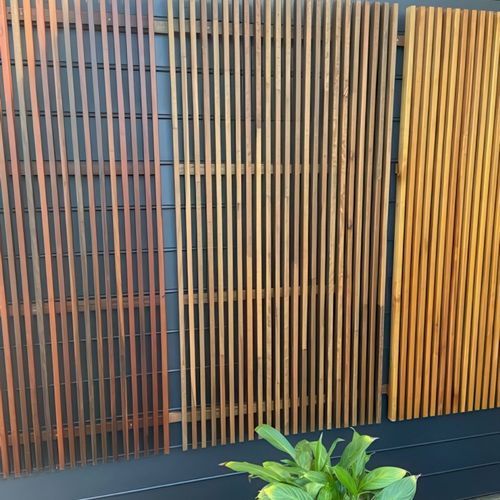 Solid Timber Screens
