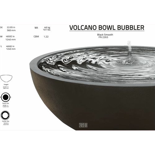 Volcano Bowl Bubbler