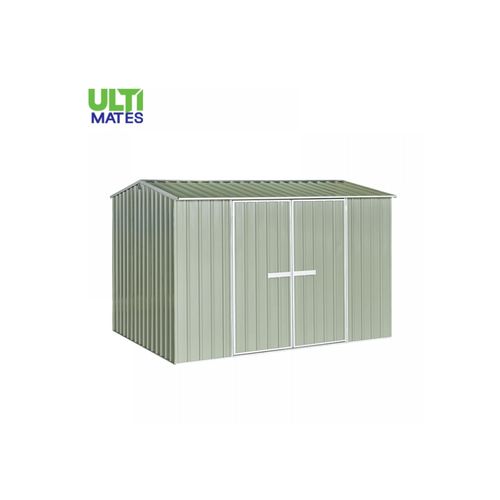 3030 x 2280 x 2025mm Garden Shed Gable Roof Hazy Grey