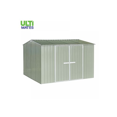 3030 x 3030 x 2090mm Garden Shed Gable Roof Hazy Grey