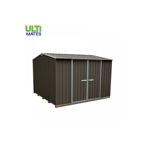 3030 x 3030 x 2090mm Garden Shed Gable Roof Ironsand