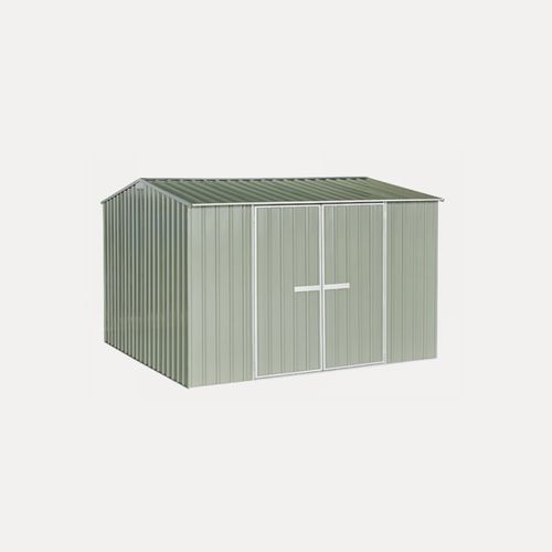 3030 x 3030 x 2090mm Garden Shed Gable Roof Hazy Grey