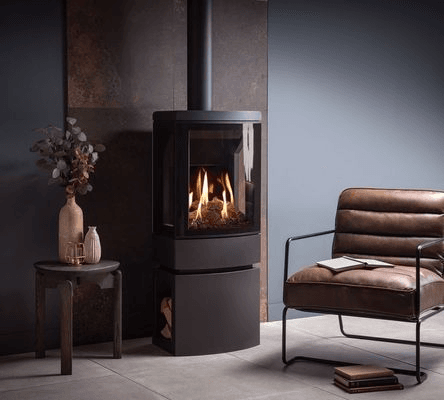 Gazco Loft 3 - Sided Freestanding Gas Fireplace