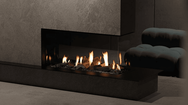 MODE KS1460 Peninsula Gas Fireplace