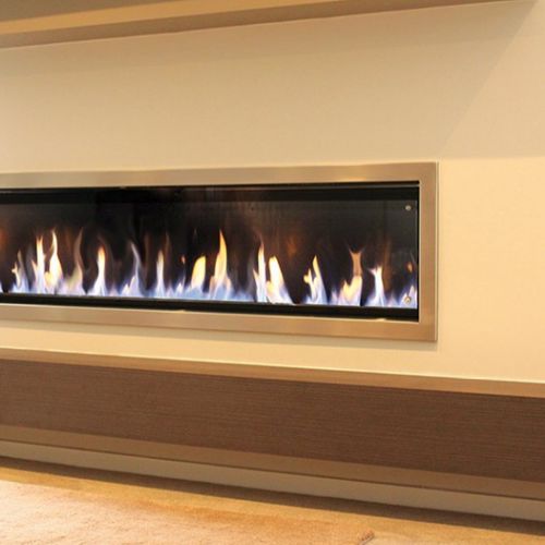 Real Flame Landscape Gas Fire