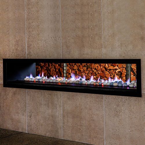 Horizon Lowline Double Sided | Gas Fireplace