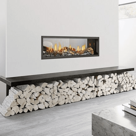 Mezzo Series Double Sided | Gas Fireplace